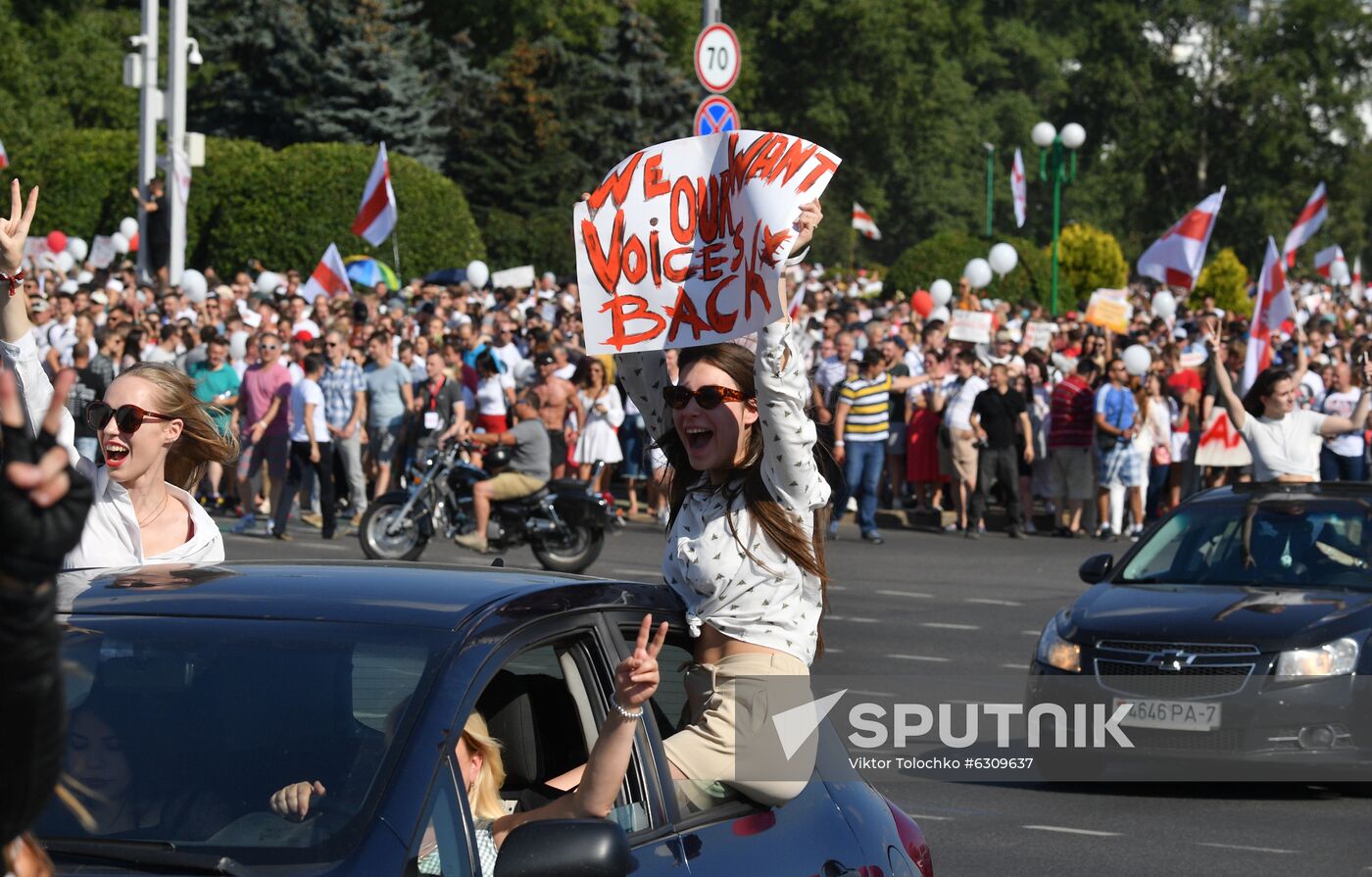 Belarus Presidential Election Protest