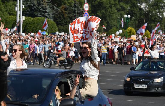 Belarus Presidential Election Protest