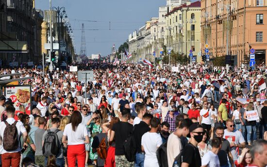 Belarus Presidential Election Protest