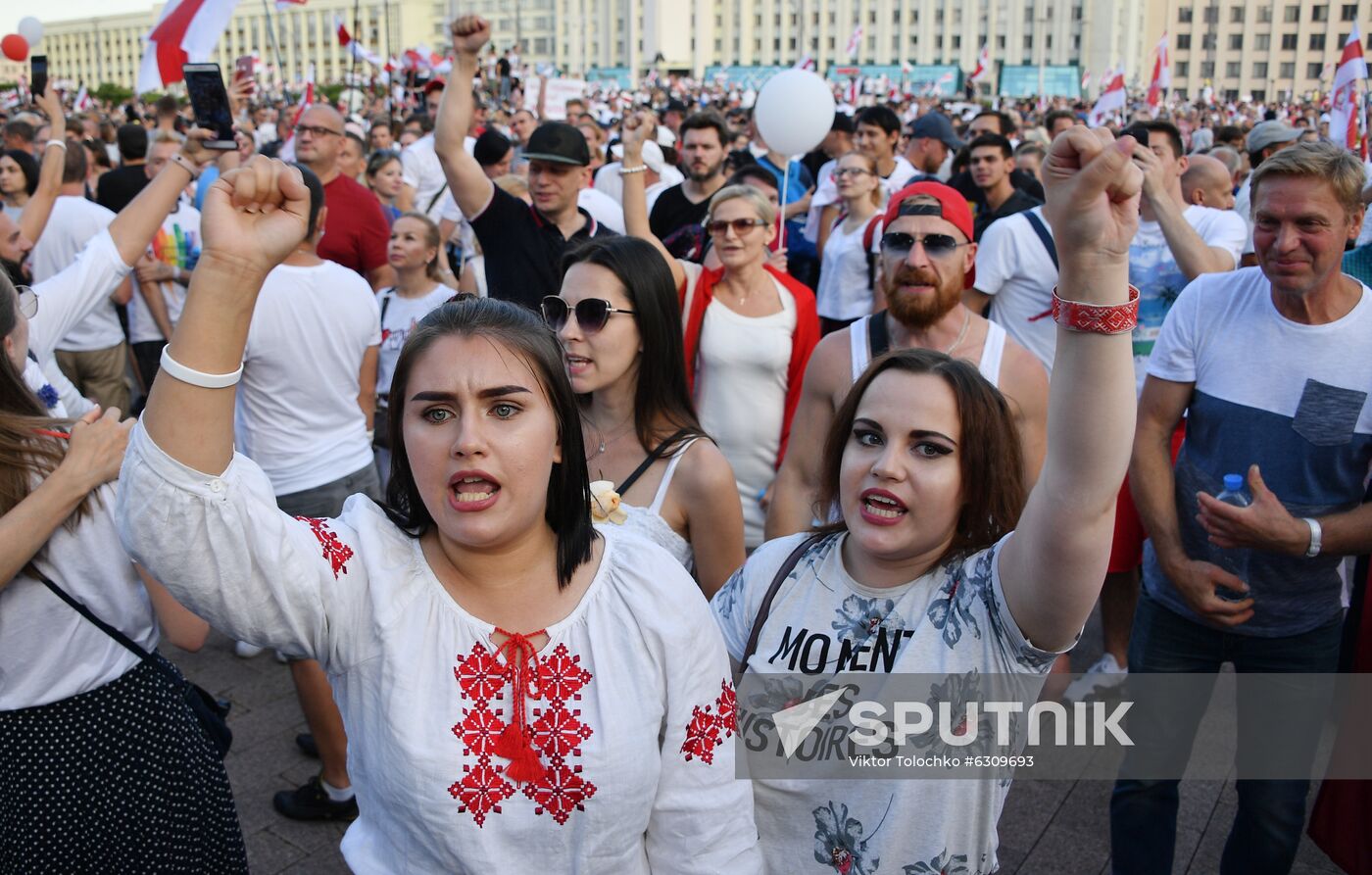 Belarus Presidential Election Protest