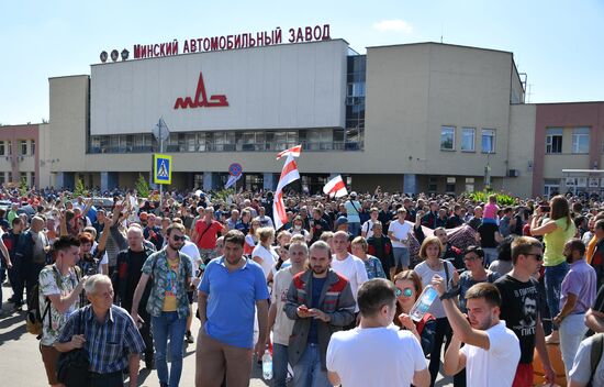 Belarus Presidential Election Protest 