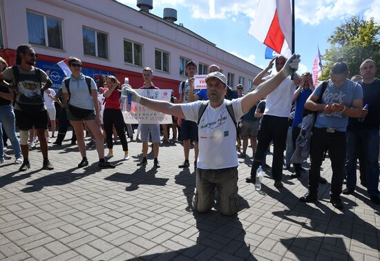 Belarus Presidential Election Protest 