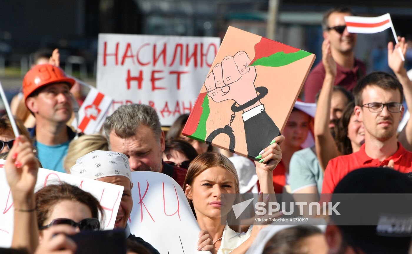 Belarus Presidential Election Protest 