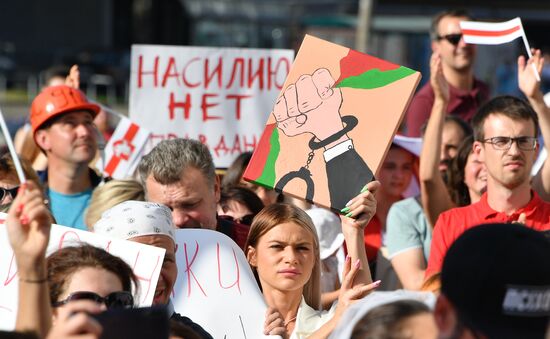 Belarus Presidential Election Protest 