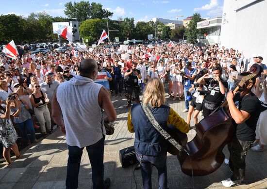 Belarus Presidential Election Protest 