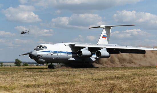 Russia Air Force Drill