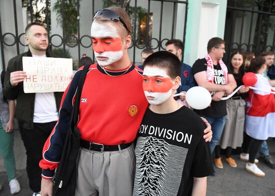 Russia Belarus Presidential Election Protest 
