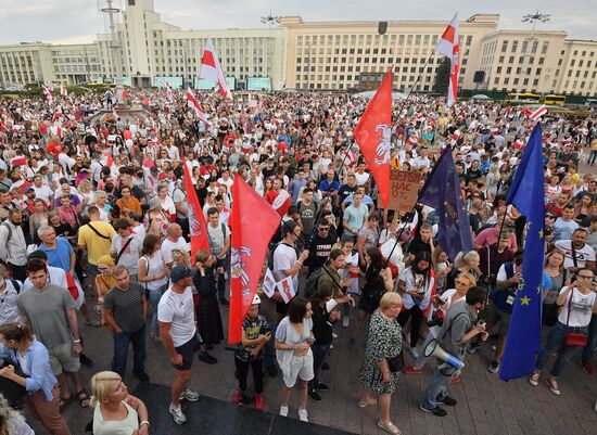Belarus Presidential Election Protest 