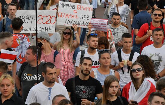 Belarus Presidential Election Protest 