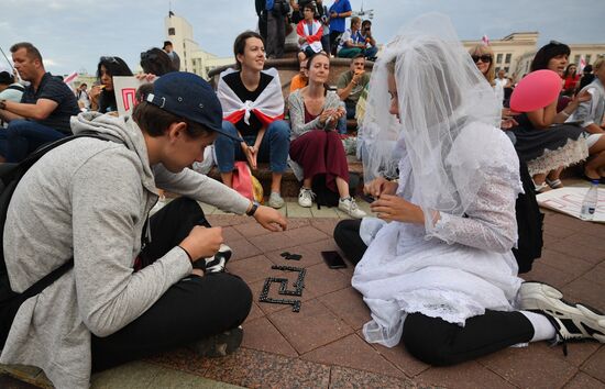 Belarus Presidential Election Protest 