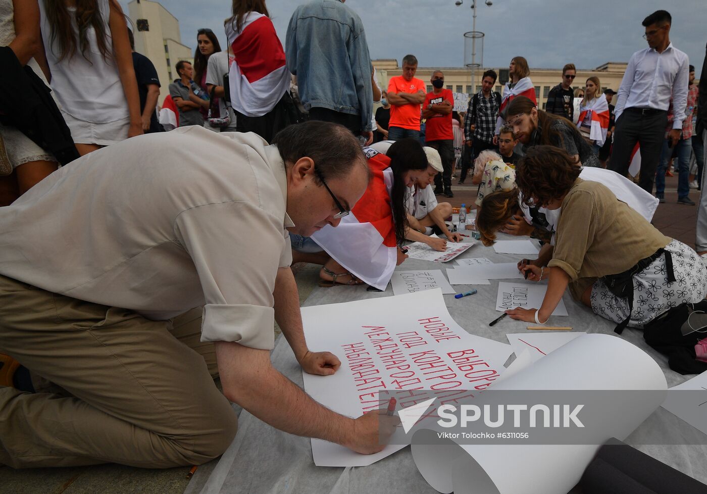 Belarus Presidential Election Protest 