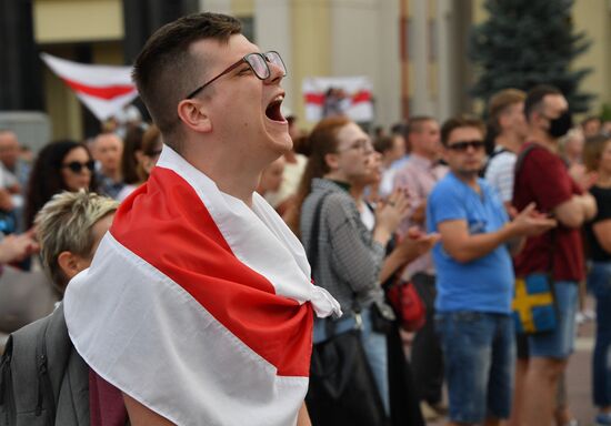 Belarus Presidential Election Protest 