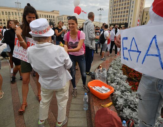 Belarus Presidential Election Protest 