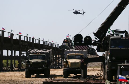 Russia Railway Troops Drills