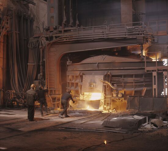Krasny Oktyabr Iron and Steel Works in Volgograd