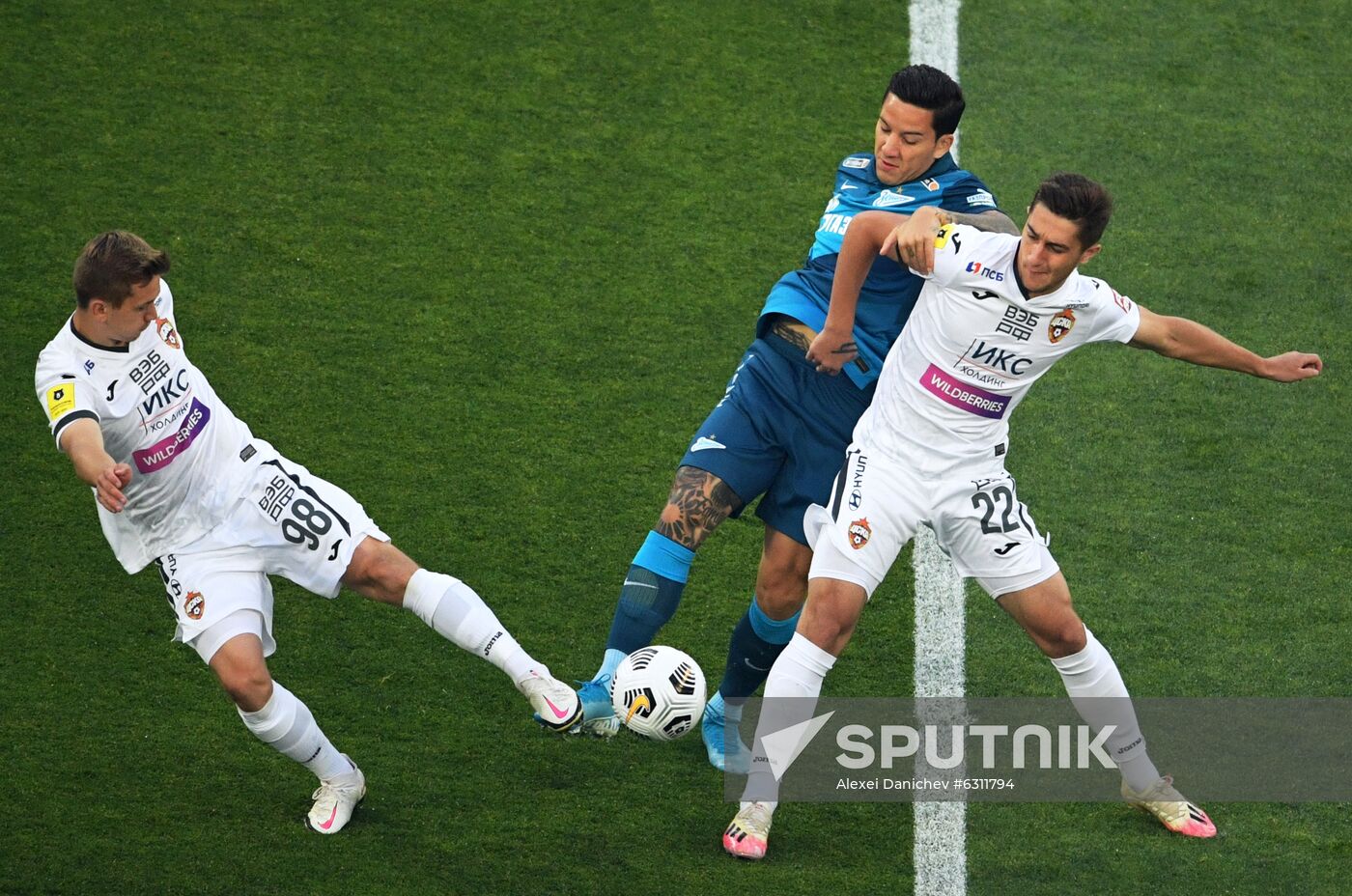 Russia Soccer Premier-League Zenit - CSKA