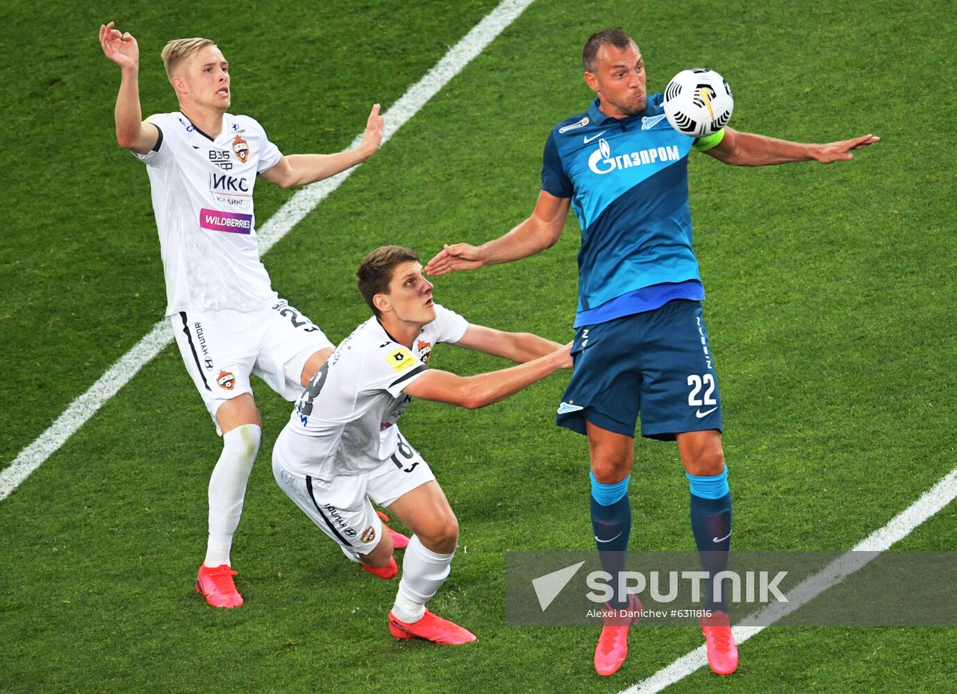 Russia Soccer Premier-League Zenit - CSKA