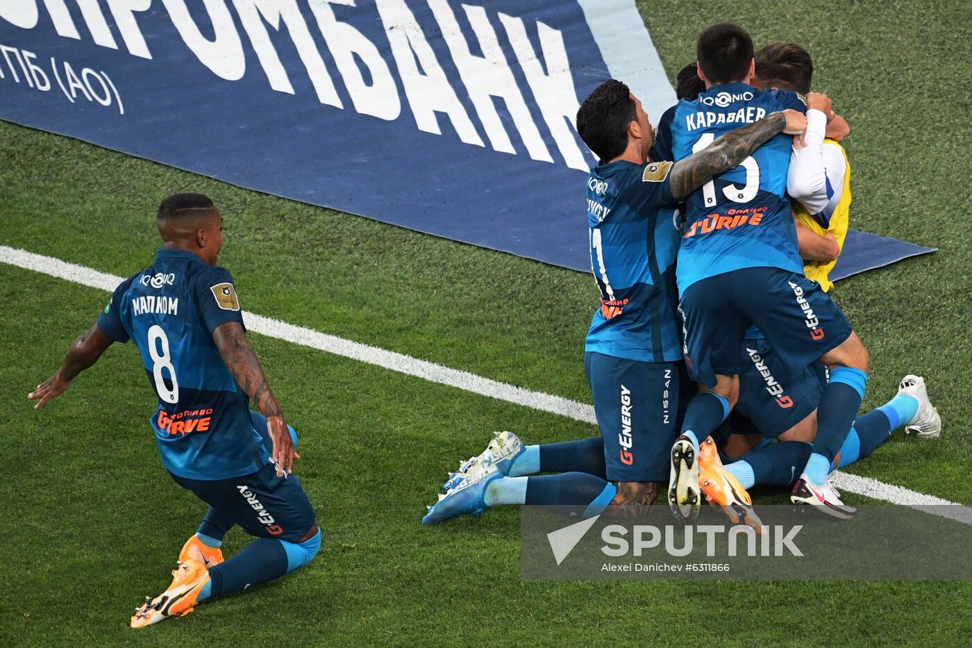 Russia Soccer Premier-League Zenit - CSKA