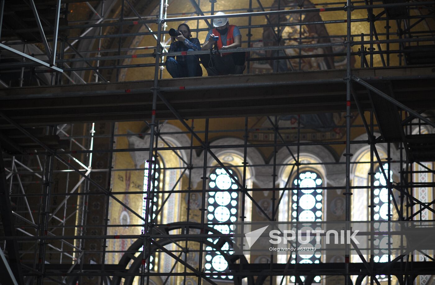 Serbia Orthodox Cathedral Construction