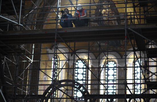 Serbia Orthodox Cathedral Construction