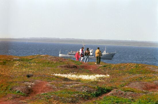 Sosnovets island in White Sea