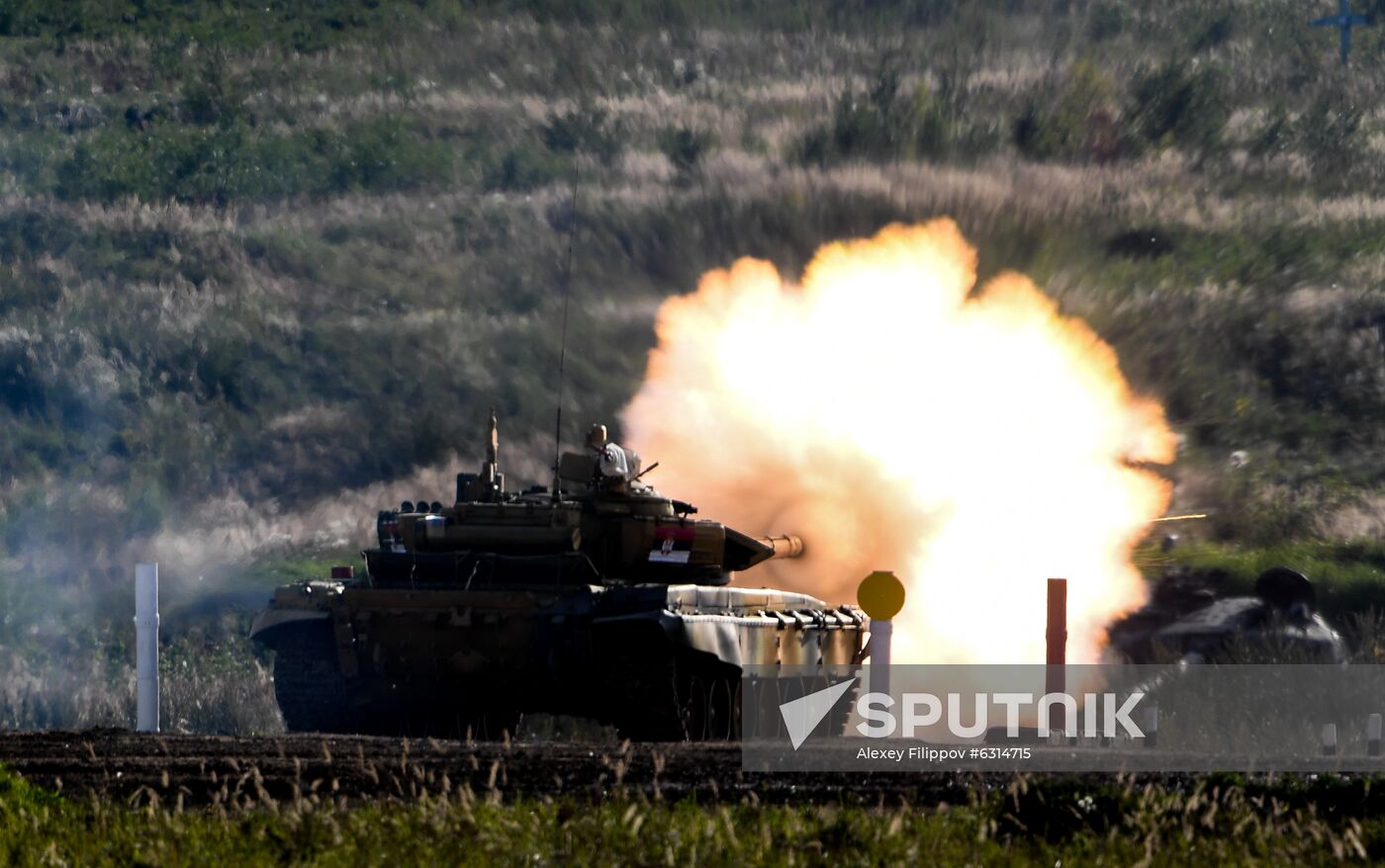 Russia Army Forum Tank Biathlon