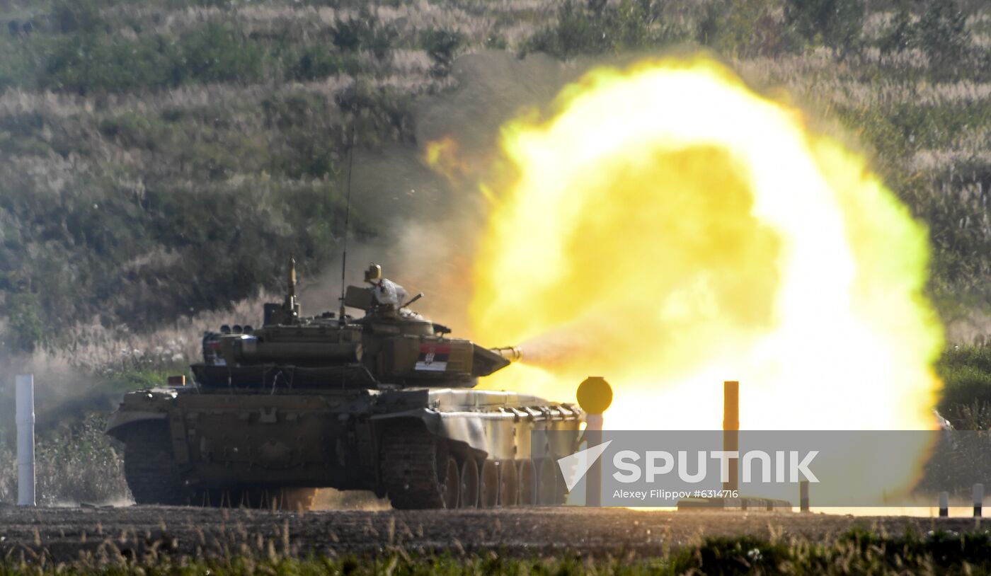 Russia Army Forum Tank Biathlon