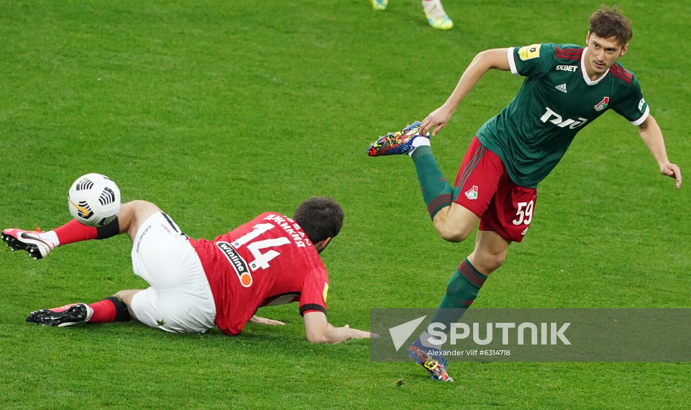 Russia Soccer Premier-League Spartak - Lokomotiv