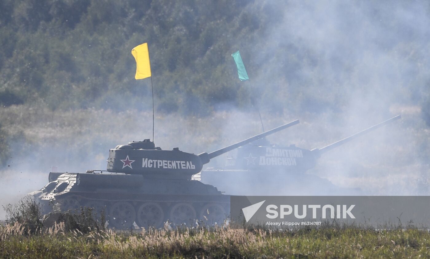 Russia Army Forum Tank Biathlon