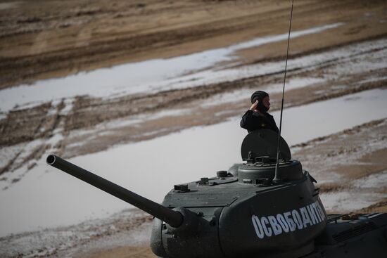 Russia Army Forum Tank Biathlon
