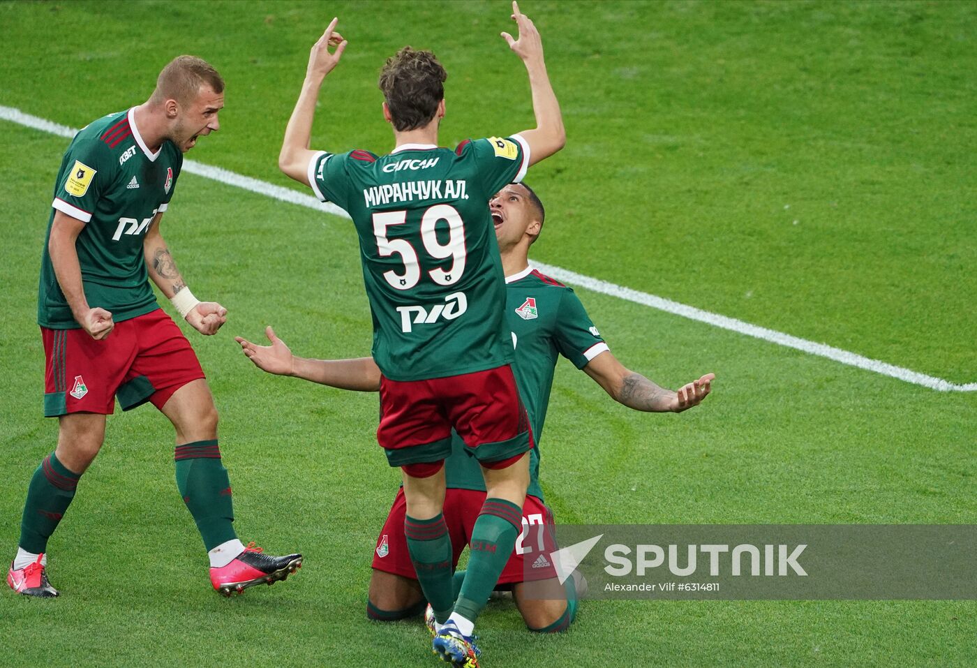 Russia Soccer Premier-League Spartak - Lokomotiv