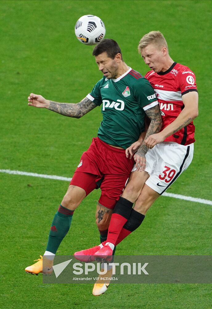 Russia Soccer Premier-League Spartak - Lokomotiv