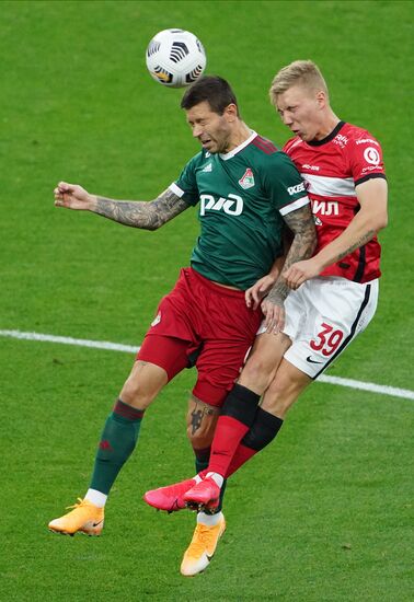 Russia Soccer Premier-League Spartak - Lokomotiv