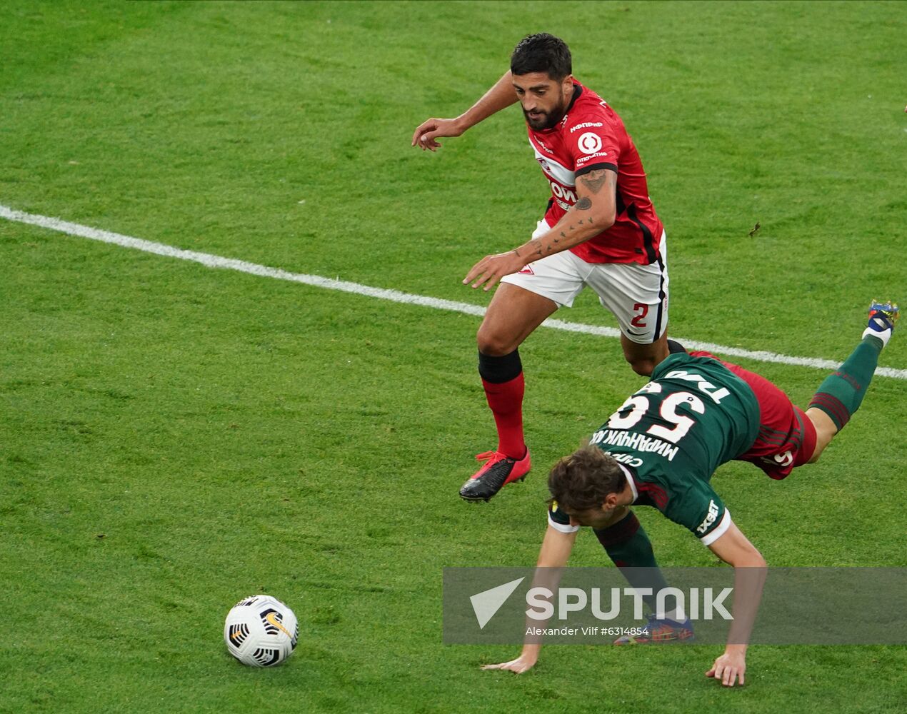 Russia Soccer Premier-League Spartak - Lokomotiv