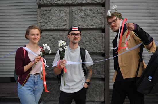 Russia Belarus Presidential Election Protest