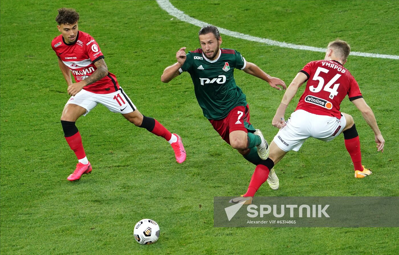 Russia Soccer Premier-League Spartak - Lokomotiv