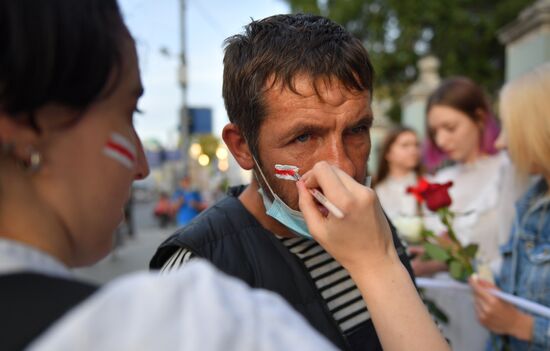 Russia Belarus Presidential Election Protest
