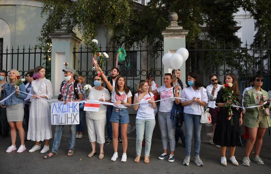 Russia Belarus Presidential Election Protest