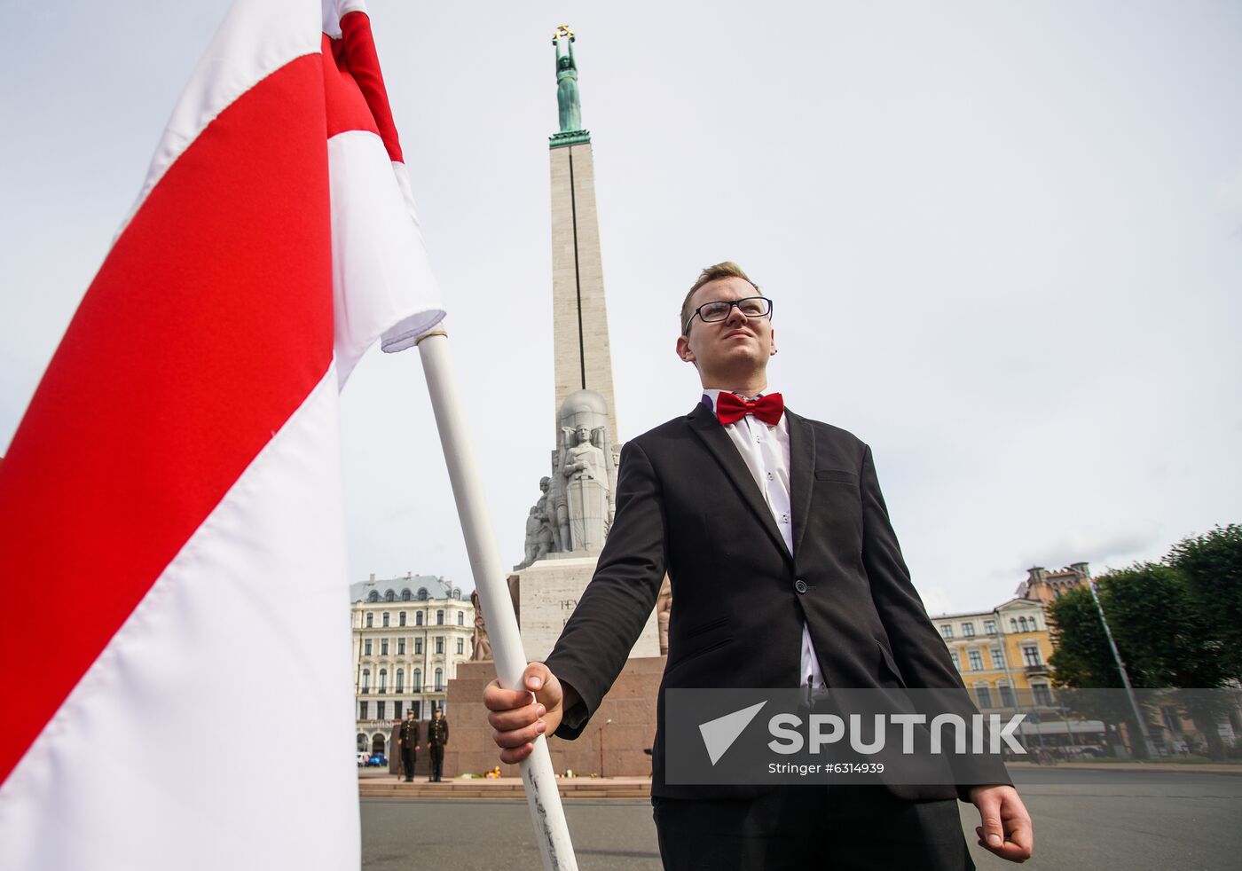 Latvia Belarus Presidential Election Protest