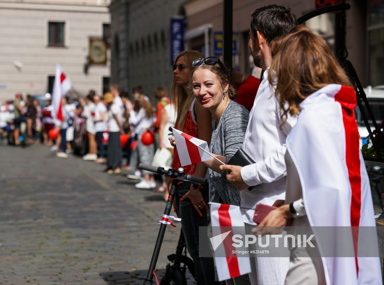 Latvia Belarus Presidential Election Protest