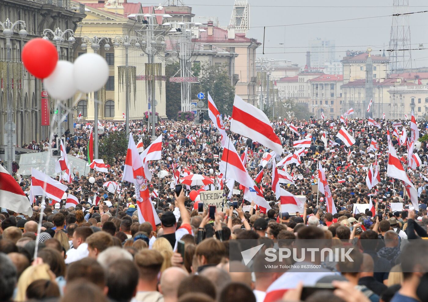 Belarus Presidential Election Protest 