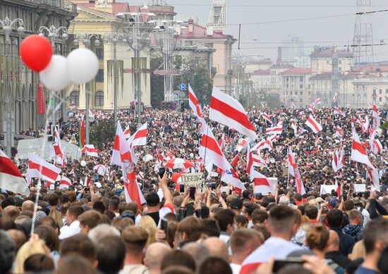 Belarus Presidential Election Protest 