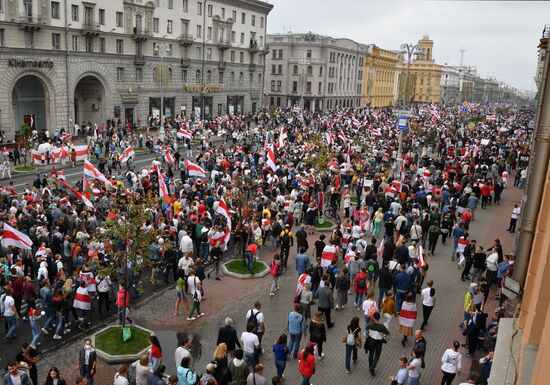 Belarus Presidential Election Protest 