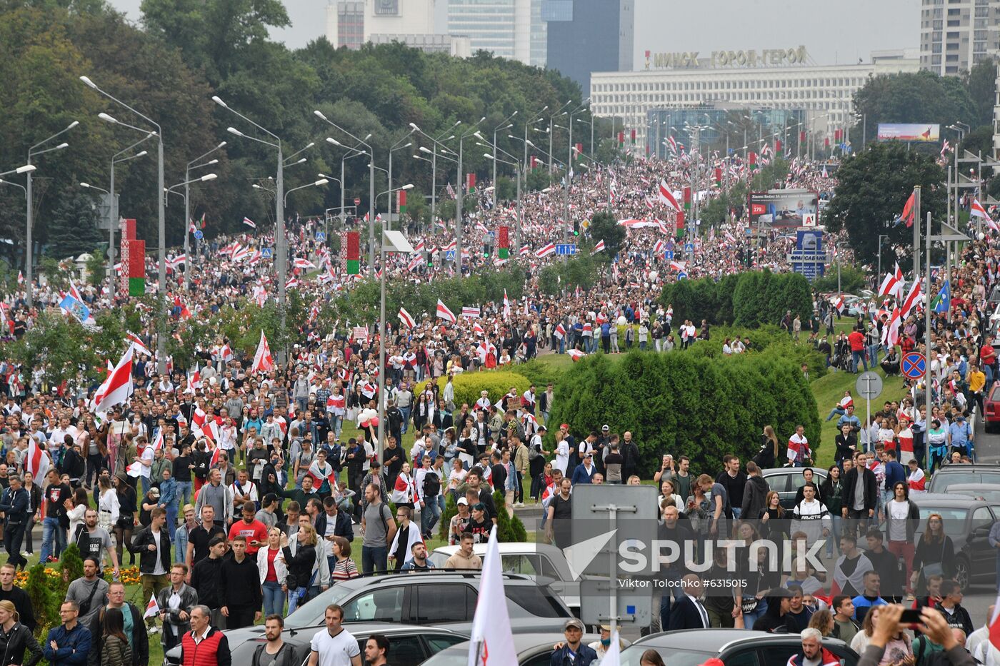 Belarus Presidential Election Protest 