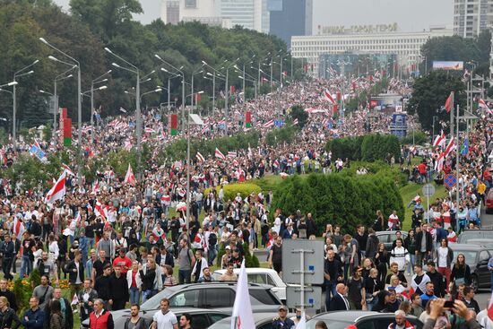 Belarus Presidential Election Protest 
