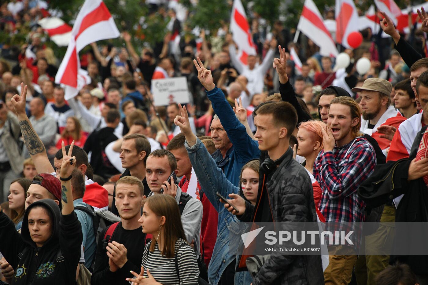 Belarus Presidential Election Protest 