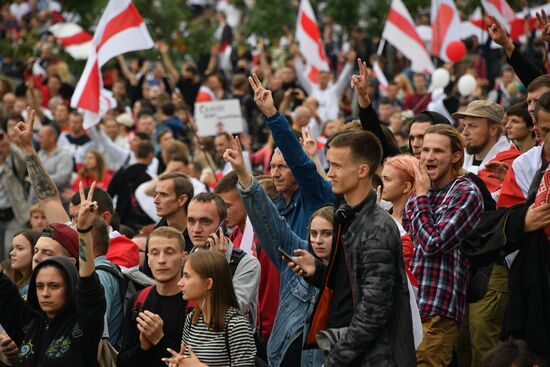 Belarus Presidential Election Protest 