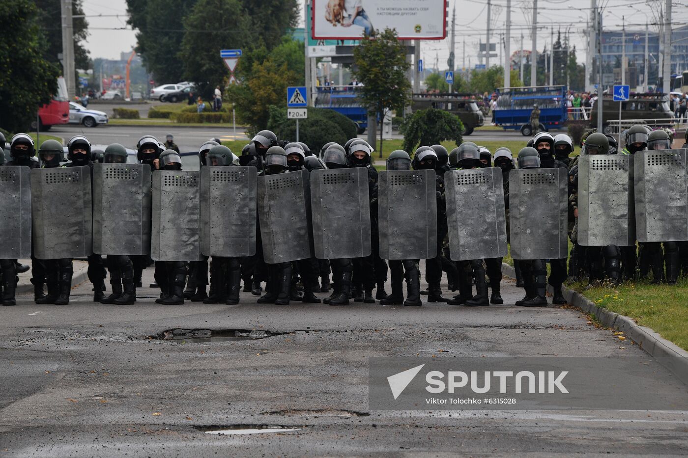 Belarus Presidential Election Protest 