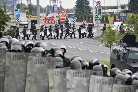 Belarus Presidential Election Protest 