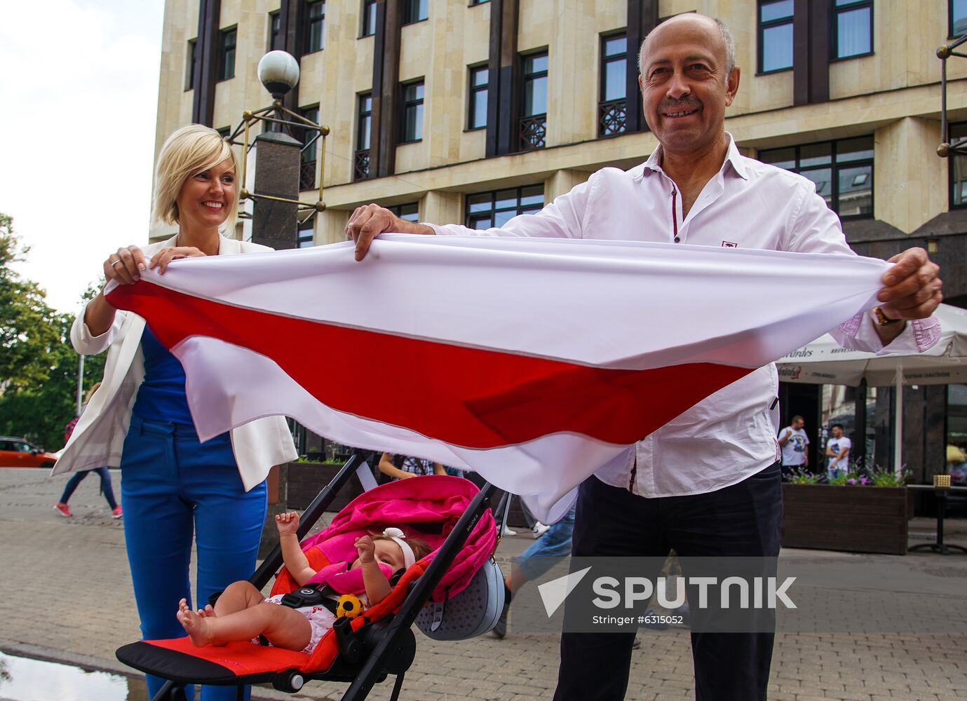 Latvia Belarus Presidential Election Protest